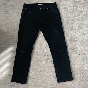 Buck Mason Men Standard Fit Black Jeans
